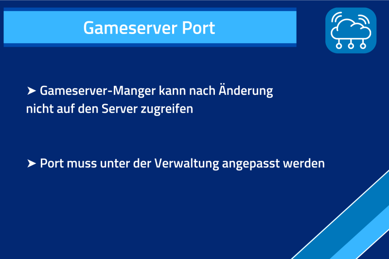 Game-Server Port ändern Kurzbeschreibung