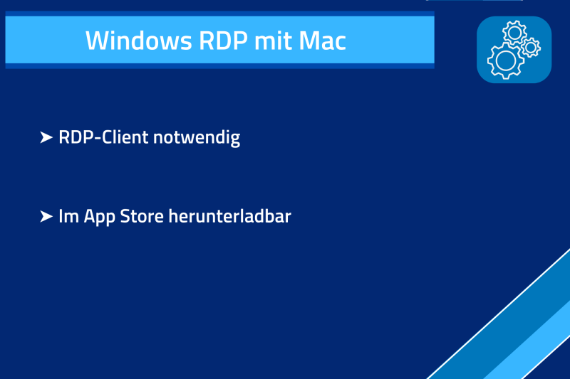 Mit dem Mac Windows RDP verwenden Kurzbeschreibung