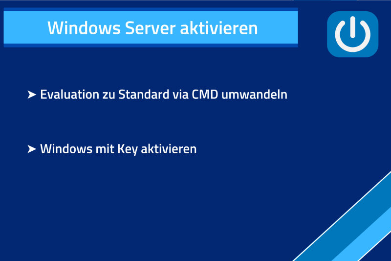 Wie aktiviere ich Windows Server? Kurzbeschreibung