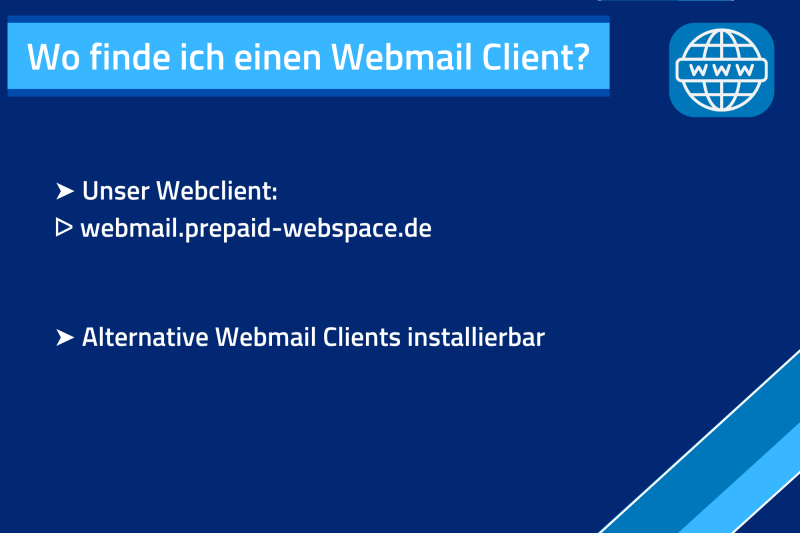 Wo finde ich einen Webmail Client? Kurzbeschreibung
