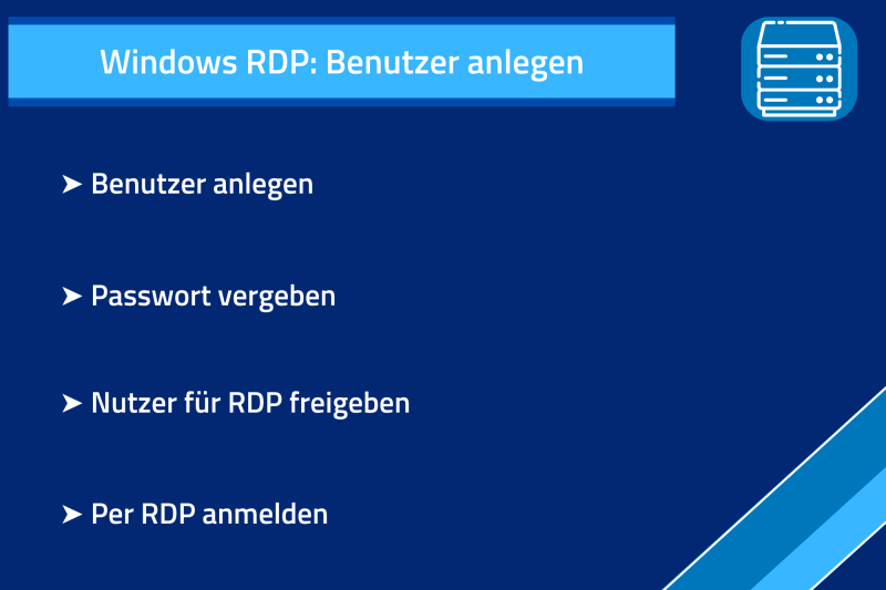 Windows Remote Desktop Benutzer anlegen PrepaidHoster FAQ