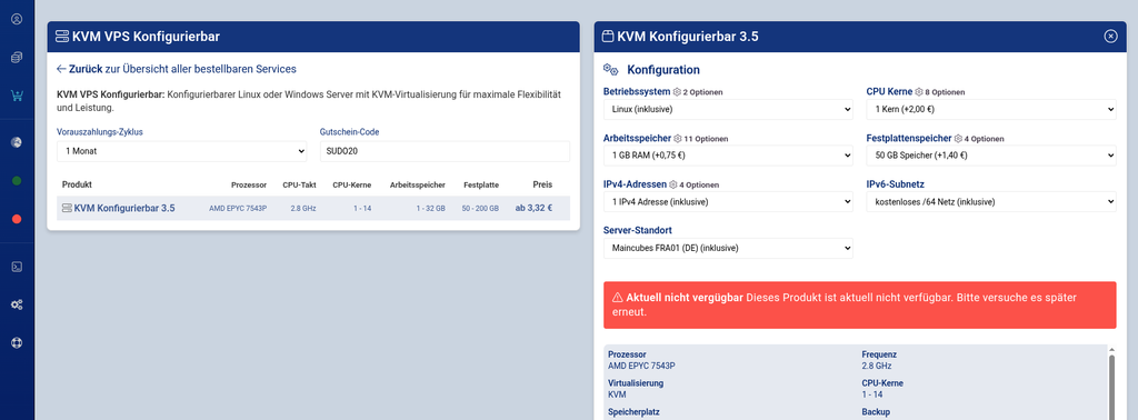 Vionity Shop: Server aktuell nicht verfügbar Vionity Shop: Server aktuell nicht verfügbar