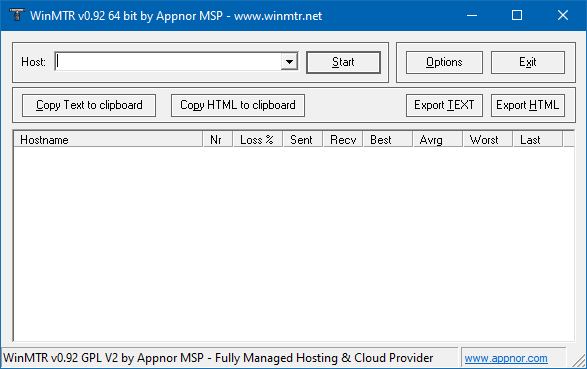 WinMTR WinMTR