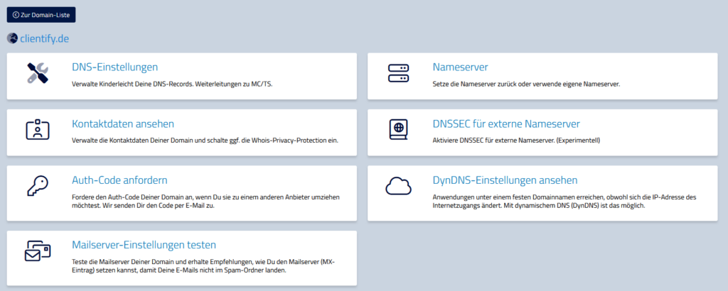 Vionity Domain Management Vionity Domain Management
