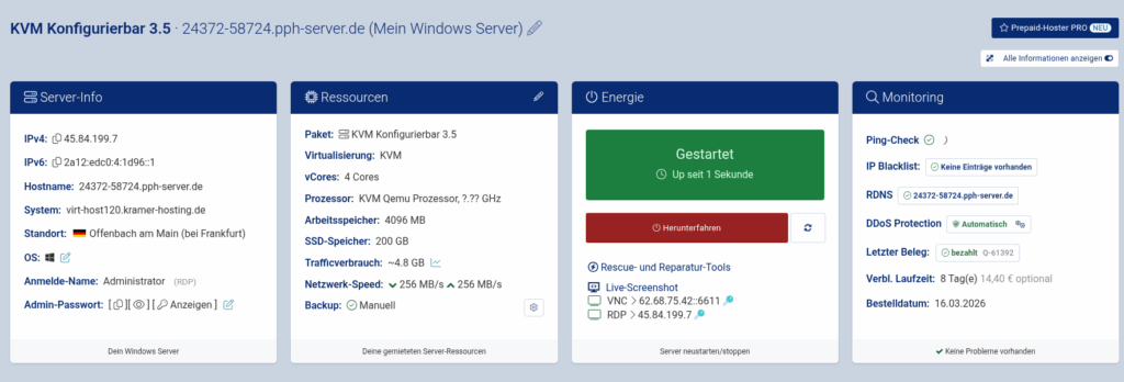 Cloud Manager mit Windows Cloud Manager mit Windows