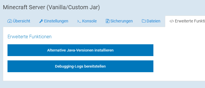 Debugging-Logs bereitstellen Debugging-Logs bereitstellen